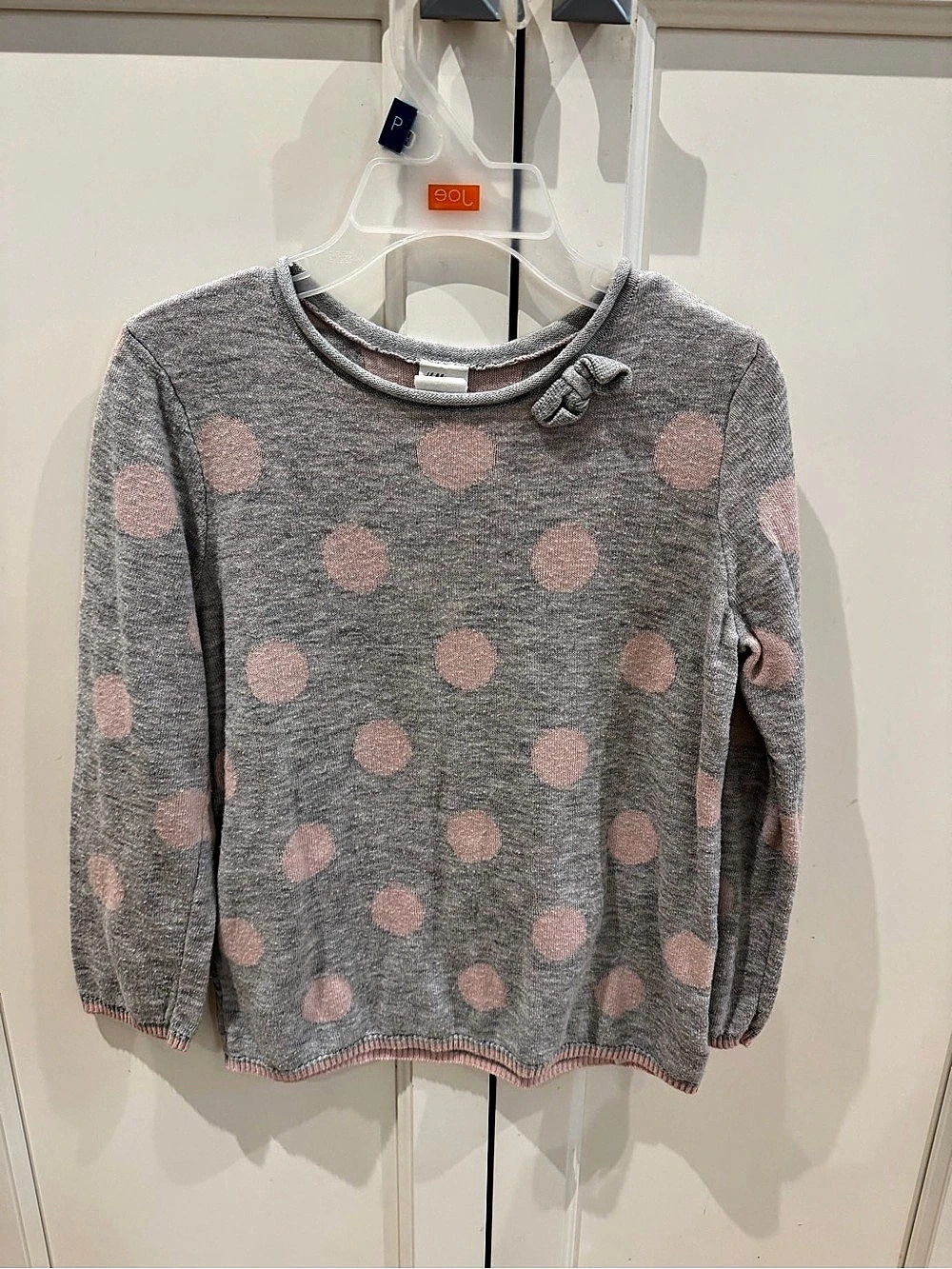 H&M Girls Polka Dot Sweater Size 3T